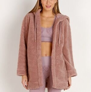 Varley Cowan Tan Teddy Jacket